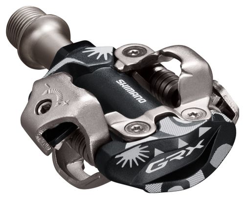 Paire de Pédales Automatiques Shimano GRX PD-M8100-UG Édition Limitée United in Gravel Noir