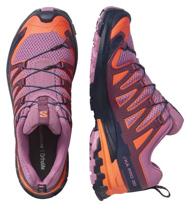 Salomon XA Pro 3D V9 Women's Trail Running Shoes - Pink/Orange