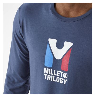 Maglia a maniche lunghe Millet Chamonix Trilogy Blue