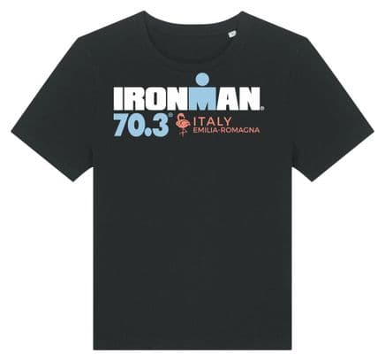 Ironman 70.3 Italië Emilia-Romagna Zwart Korte Mouw T-shirt