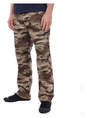 Pantalon marron camouflage Homme Vans Authentic