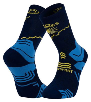 Socken BV Sport Trek Collector GR65 Compostelle Haute Blau/Gelb