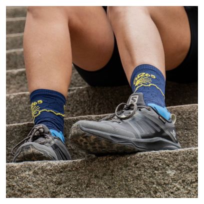 BV Sport Trek Collector GR65 Compostelle Haute Socks Blue/Yellow