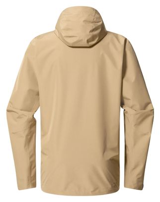 Chaqueta impermeable Haglöfs Rosson Proof Marrón Hombre