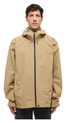 Chaqueta impermeable Haglöfs Rosson Proof Marrón Hombre