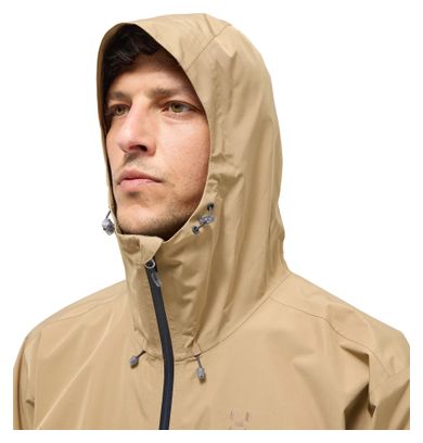 Chaqueta impermeable Haglöfs Rosson Proof Marrón Hombre