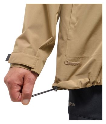 Chaqueta impermeable Haglöfs Rosson Proof Marrón Hombre