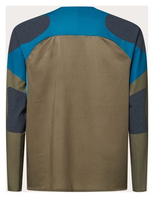 Oakley Seeker Edge Khaki/Blauw Trui met lange mouwen