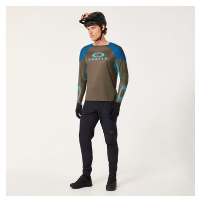 Oakley Seeker Edge Khaki/Blauw Trui met lange mouwen
