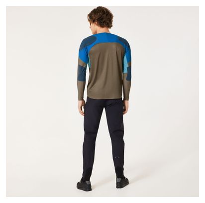 Oakley Seeker Edge Khaki/Blauw Trui met lange mouwen