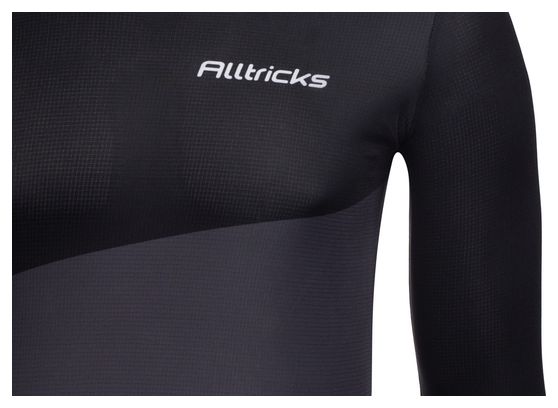 Maglia a manica lunga Alltricks MTB Nero