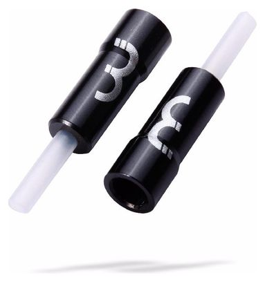 BBB Nosed Ferrules Aluminium (50 Stück) Schwarz
