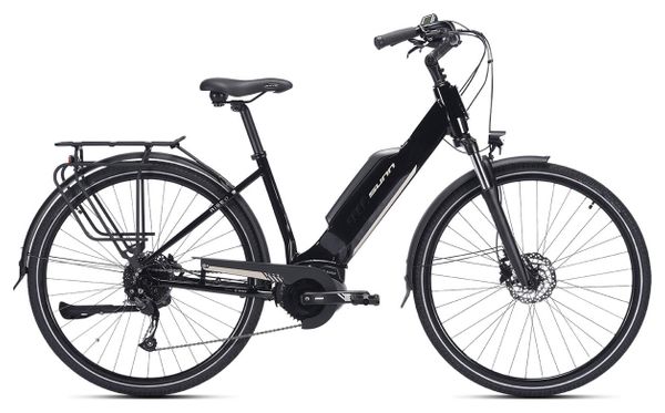 Sunn Urb Rise Elektro City Bike Shimano Altus 9S 400 Wh 26'' Schwarz 2022