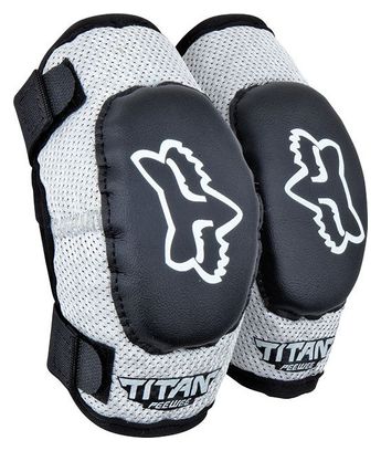 Fox PeeWee Titan Elbow Guard Kids Black / Silver