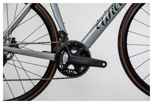 Vélo de Route Électrique Wilier Triestina Filante Hybrid Shimano Ultegra Di2 12V 236 Wh 700 mm Argent Vert