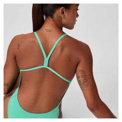 Speedo Women's Club Training V-Back 2.0 Turquoise One-Piece Swimsuit