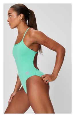 Speedo Women's Club Training V-Back 2.0 Turquoise One-Piece Swimsuit