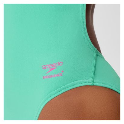 Speedo Women's Club Training V-Back 2.0 Turquoise One-Piece Swimsuit