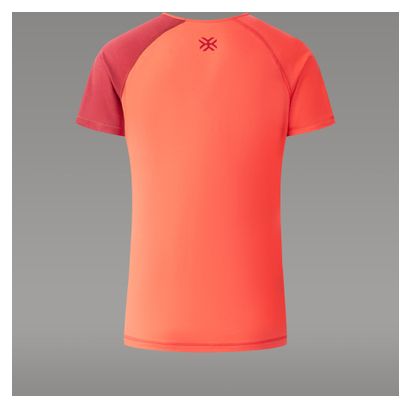 Maillot Manches Courtes Ayaq Biafo Merinos Salmon Orange Femme