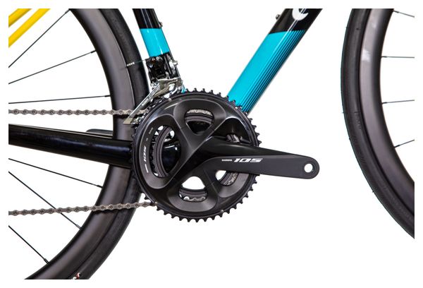 Vélo de Route Wilier Triestina Garda Disc Shimano 105 11V 700 mm Noir Bleu Astana 2023
