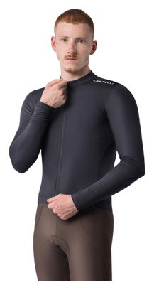 Castelli Espresso 2 Thermal Men's Long-Sleeve Jersey, Black