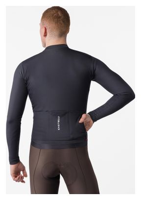 Castelli Espresso 2 Thermal Men's Long-Sleeve Jersey, Black
