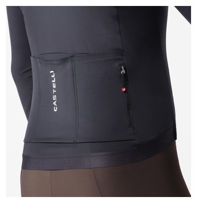 Castelli Espresso 2 Thermal Men's Long-Sleeve Jersey, Black