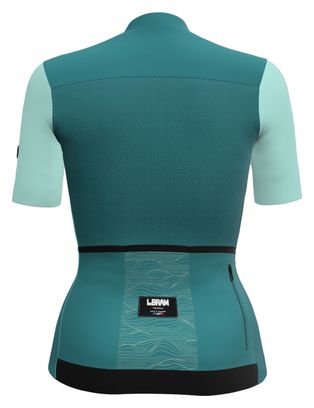 Maillot Manches Courtes Femme LeBram Ventoux Uni Menthe