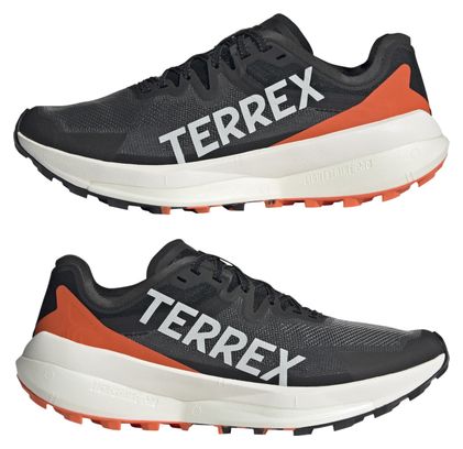 adidas Terrex Agravic Speed Trail Shoes Black Red Uomo