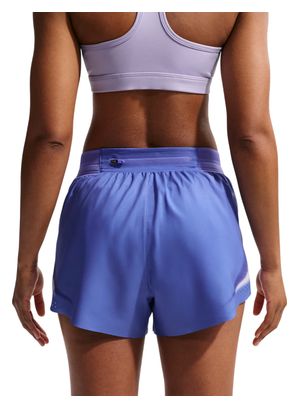 Nike AeroSwift 3in Split-Shorts, blau, Damen