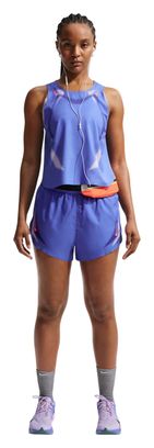 Nike AeroSwift 3in Split-Shorts, blau, Damen