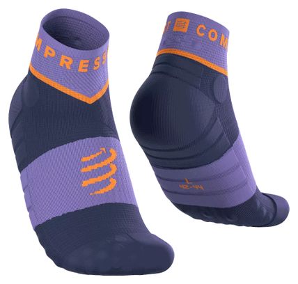 Compressport Ultra Trail Low Socks, Purple/Blue