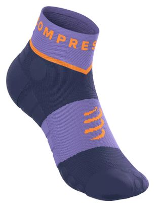 Compressport Ultra Trail Low Socks, Purple/Blue