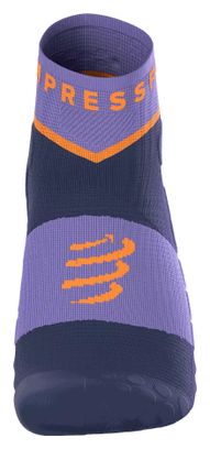 Compressport Ultra Trail Low Socks, Purple/Blue