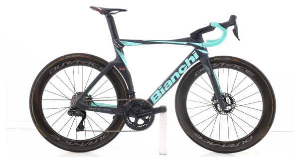 Produit reconditionné · Bianchi Oltre RC E.Nicolas Carbone Di2 12V · Noir / Vélo de route / Bianchi | Très bon état