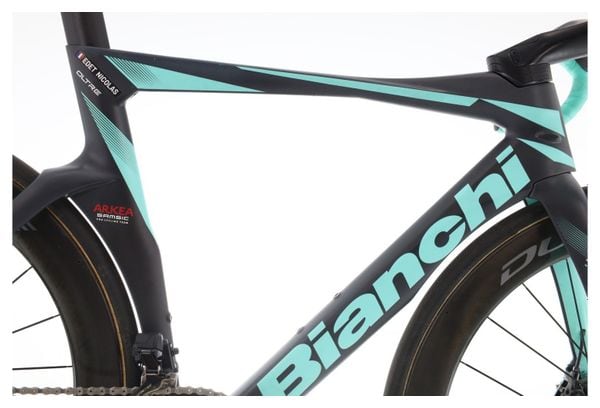 Produit reconditionné · Bianchi Oltre RC E.Nicolas Carbone Di2 12V · Noir / Vélo de route / Bianchi | Très bon état