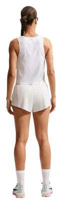 Débardeur Crop Nike AeroSwift Glam Blanc Femme