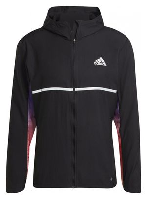 Veste coupe-vent adidas Own The Run Noir
