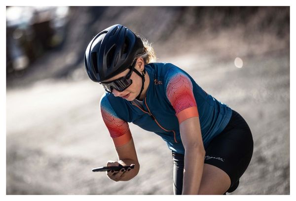 Maillot Manches Courtes Velo Rogelli Waves - Femme