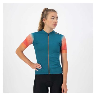 Maillot Manches Courtes Velo Rogelli Waves - Femme