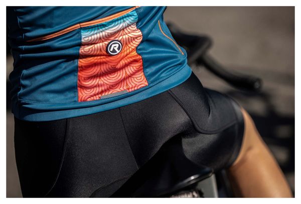 Maillot Manches Courtes Velo Rogelli Waves - Femme
