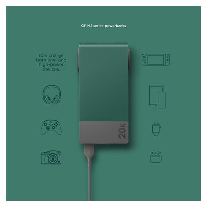 Batterie Externe GP M20B 20000 mAh / 22.5 W Vert