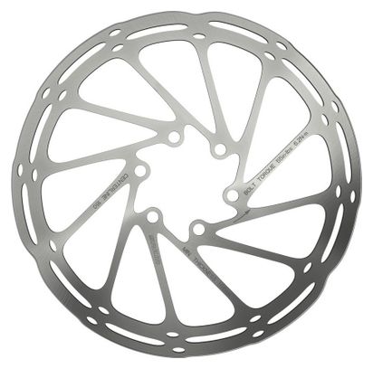 Sram Centerline Afgeronde 6 Gaten Schijf Zilver