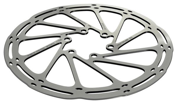 Sram Centerline Afgeronde 6 Gaten Schijf Zilver