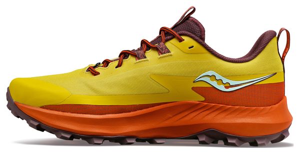 Saucony Peregrine 13 Gelb Orange Damen Trailrunning-Schuhe