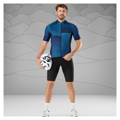 Maillot de vélo Loeffler à manches courtes FZ Flux HotBond ® RF-Bleu