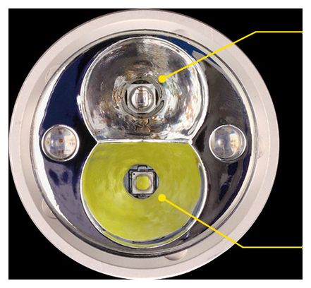 NiteCore lampe de poche CU6 Caméléon - avec lumière UV-440 lumen-Noir