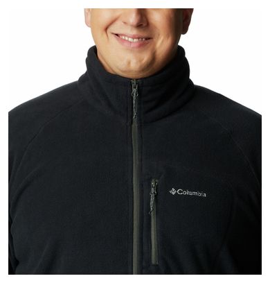 Columbia Fast Trek II Large Fleece Jacket Black