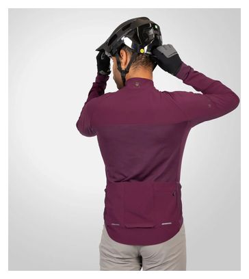Maillot Manches Longues Endura GV500 Violet