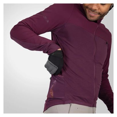 Maillot Manches Longues Endura GV500 Violet